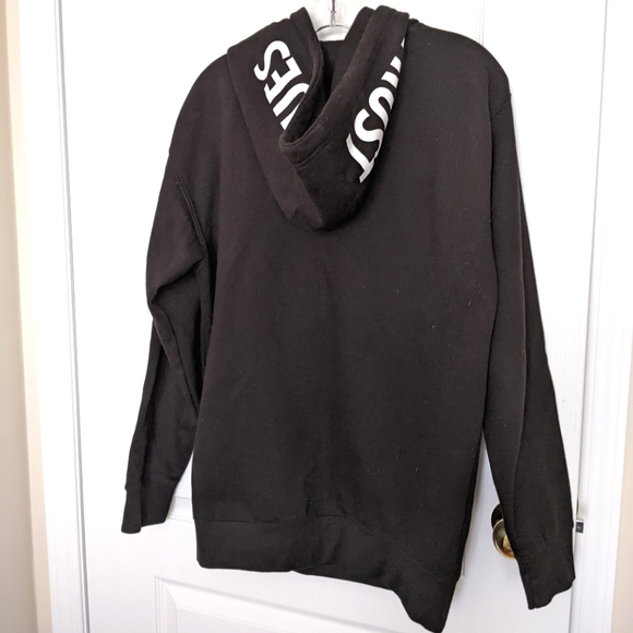 Men's Black and Red Love Hoodie - Picture 5 of 9